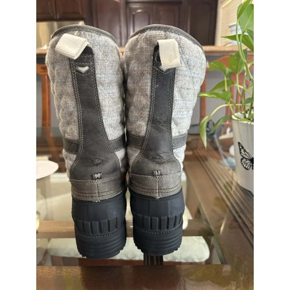 Kamik Women's Winter Snow Boots Gray HEAT-MX Insulated Size 8